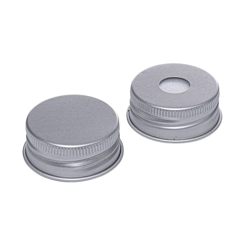 38 mm -es lapos/perforált alumínium palack sapkák